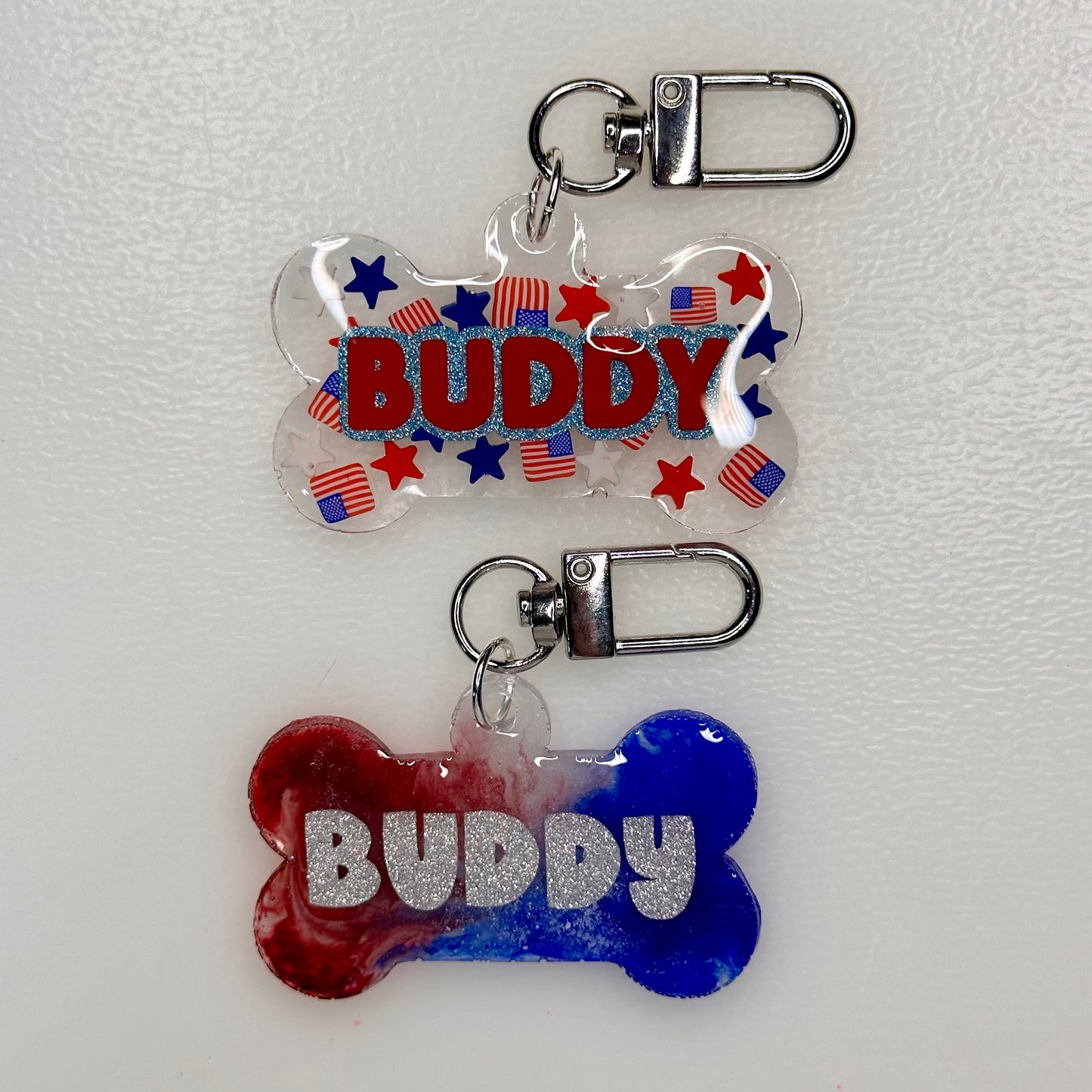 Patriotic Stripes Large Bone