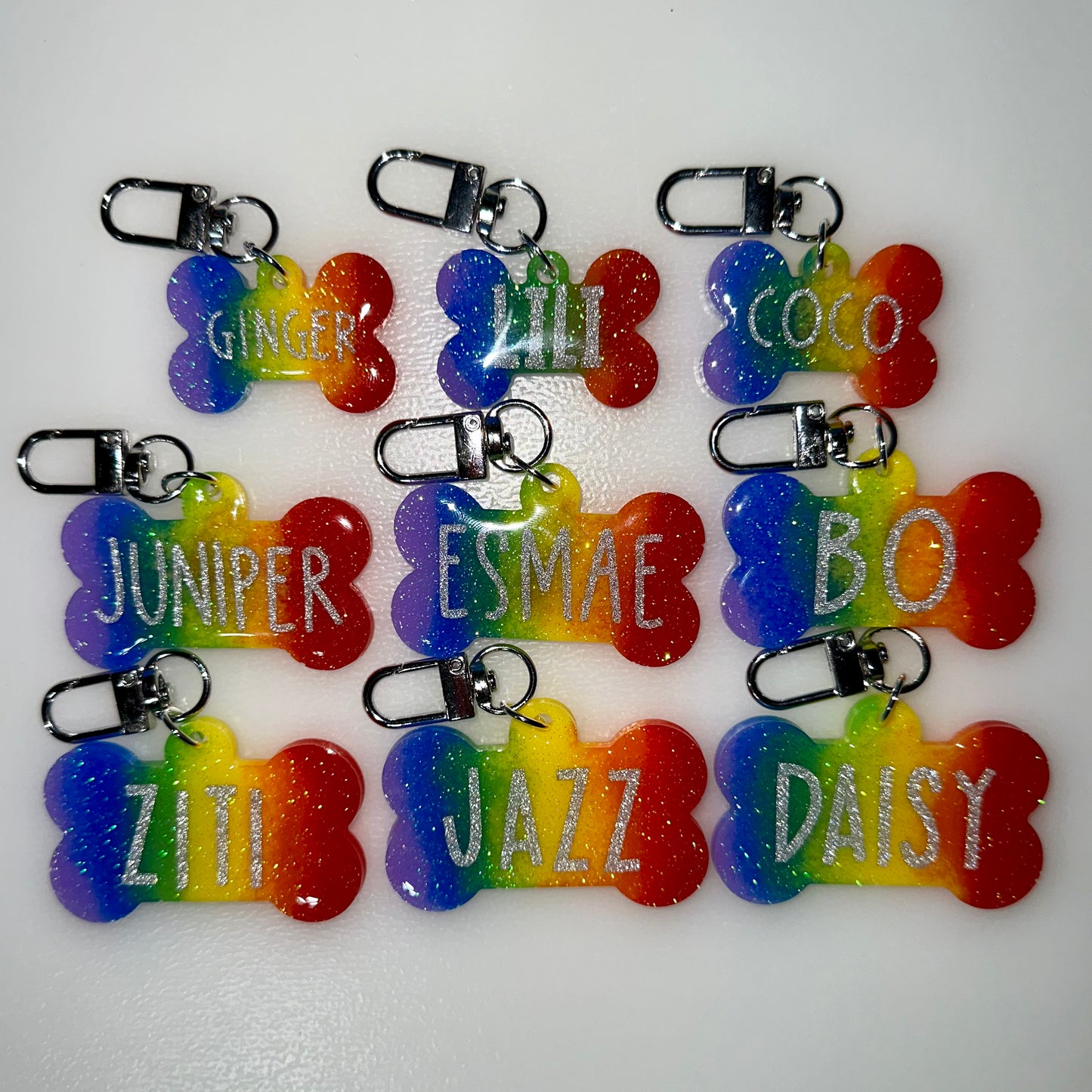 Pride Glitter Large Bone