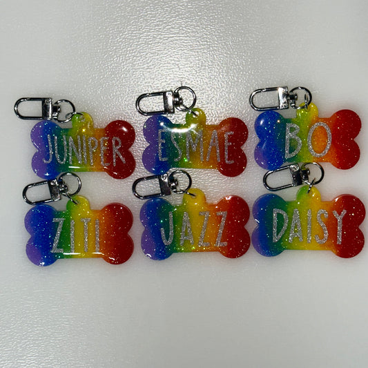 Pride Glitter Large Bone