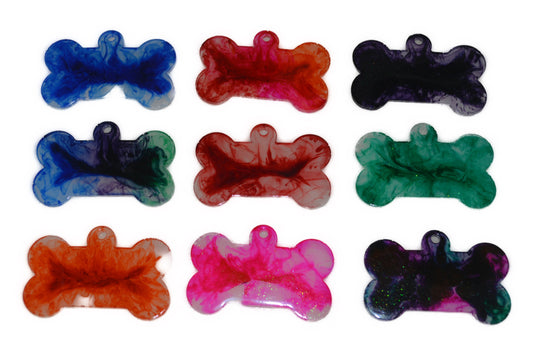 Ink Splatter Large Bone
