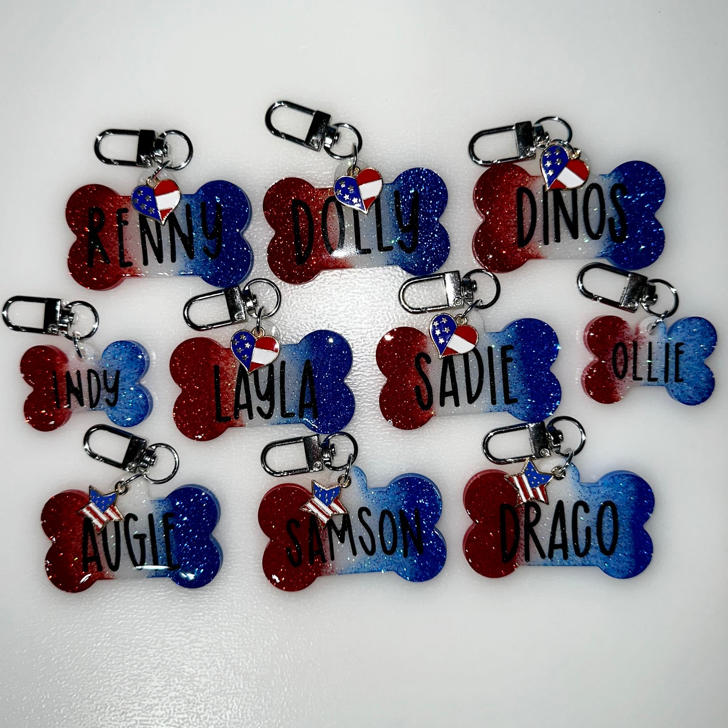 Tag - Patriotic Large Bone